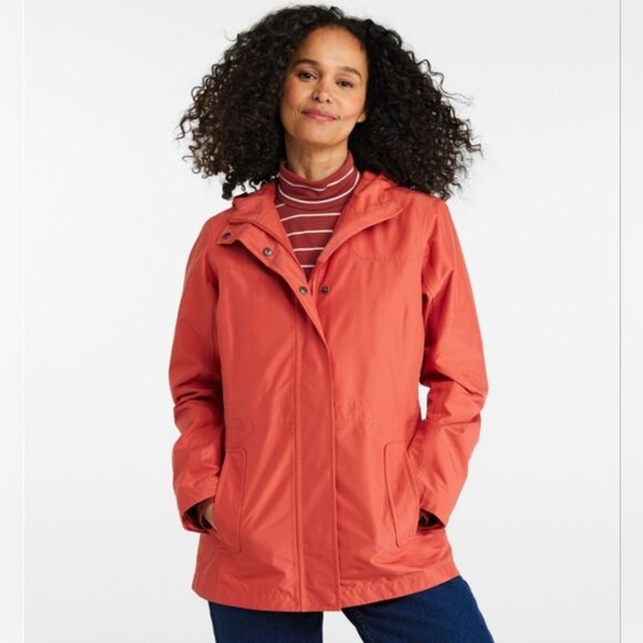 NWT L.L. Bean Women's H2OFF Rain Jacket PrimaLoft-Lined Ashpalt Gray Size Small - Picture 13 of 14
